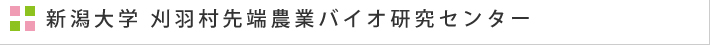 新潟大学刈羽村先端農業バイオ研究センター